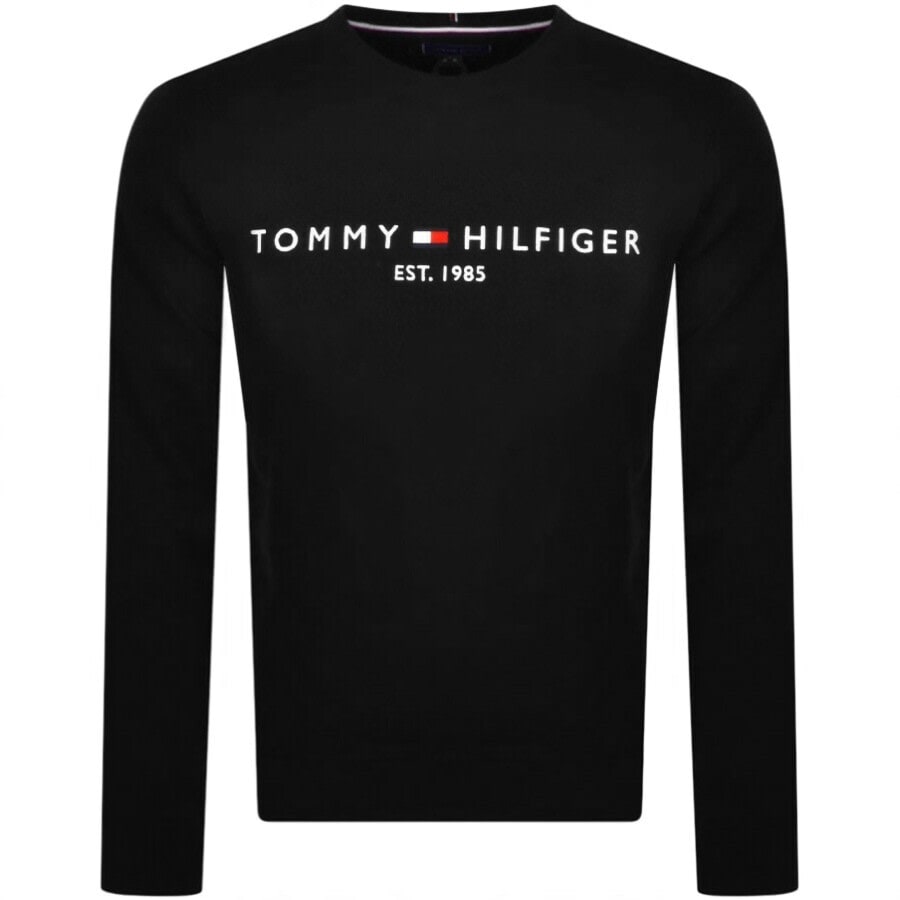 Tommy hilfiger black pullover hot sale